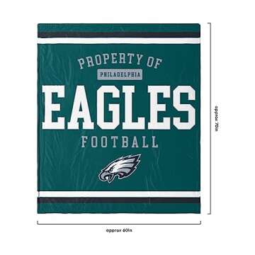 FOCO Philadelphia Eagles Fleece Blanket for Ultimate Comfort