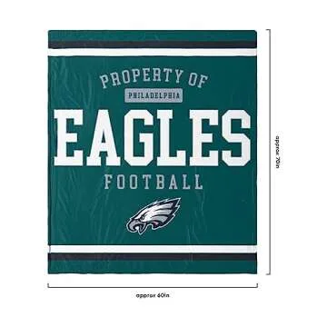 FOCO Philadelphia Eagles Fleece Blanket for Ultimate Comfort