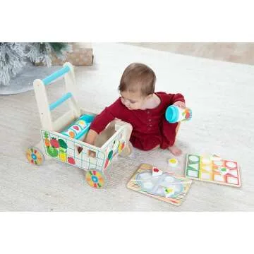 Melissa & Doug Shape Sorting Grocery Cart Toy