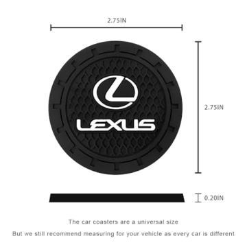 Car Cup Holder Coaster for Lexus ES350 GS350 GS300h GS450h is300 es350 ls460 rx350 NX300h Silicone C...