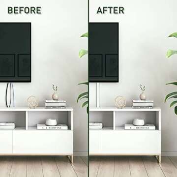 Legrand Wiremold CMK50 Cordmate II 10 Foot 12 Piece Cord Cover Kit, Organizer for Wall, Holds Up to 3 Cords or Cables, White (1 Pack)