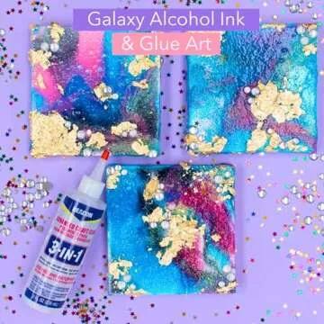 BEACON 3-in-1 Advanced Craft Glue - Fast-Drying, Crystal Clear Adhesive for Wood, Ceramics, Fabrics, and More, 8-Ounce