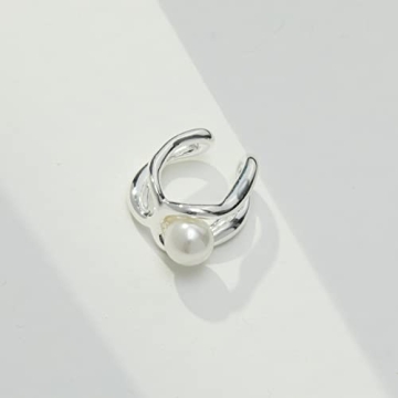 Elegant JOERPH Pearl Ear Cuffs Earrings for Women