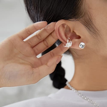 Elegant JOERPH Pearl Ear Cuffs Earrings for Women