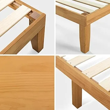 ZINUS Moiz Wood Bed Frame, Easy Assembly & Storage