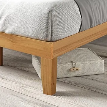 ZINUS Moiz Wood Bed Frame, Easy Assembly & Storage