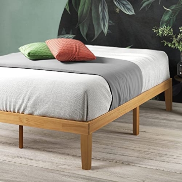 ZINUS Moiz Wood Bed Frame, Easy Assembly & Storage