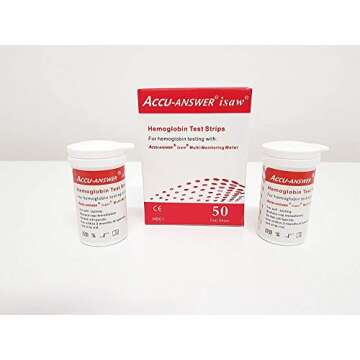 Accu-Answer isaw Blood Hemoglobin Test Strips(2X25pcs)