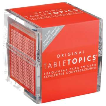 TableTopics - Original En Espanol - 135 Question Card Game to Learn Spanish & Practice Your Spanish