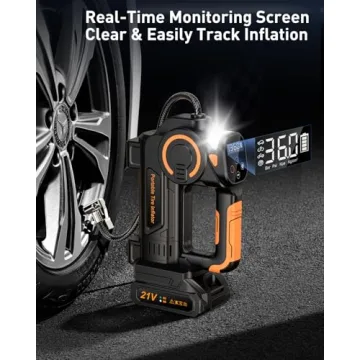 Rechargeable Tire Inflator - 160 PSI Portable Pump