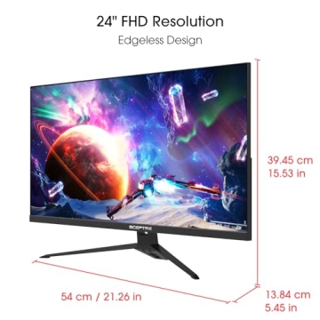 Sceptre 24” Gaming Monitor 165Hz IPS Full HD with FreeSync