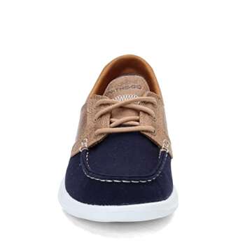 Skechers Women's Go Walk Lite-15430 Boat Shoe,navy,7.5 M US