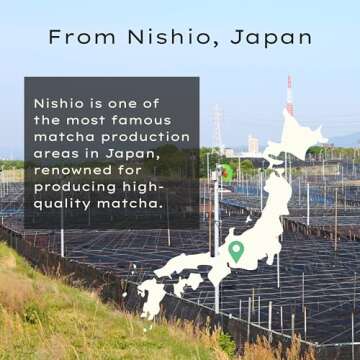 ROKUCHA Ceremonial Grade Matcha, Single Origin from Nishio, Japan, Green Tea Powder, 1.06OZ (30g)