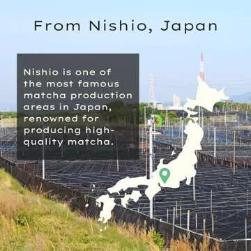 ROKUCHA Ceremonial Grade Matcha, Single Origin from Nishio, Japan, Green Tea Powder, 1.06OZ (30g)