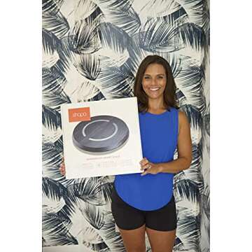 Shapa Numberless Smart Weight Loss Scale - Smart Scale for Weight Loss, Patented 5-Color Feedback System, Body Composition & Health Monitor Bluetooth App, Stressless Approach to a Lifetime of Progress