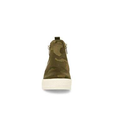 Steve Madden Women's Wedgie Sneaker in Camo for Comfort