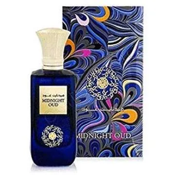Ard Al Zaafaran Midnight Oud Natural Perfume Spray 100ml - Elegant Unisex Scent Alternative to Amoua...