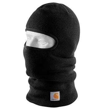 Carhartt Men's Insulated Face Mask Hat - Black