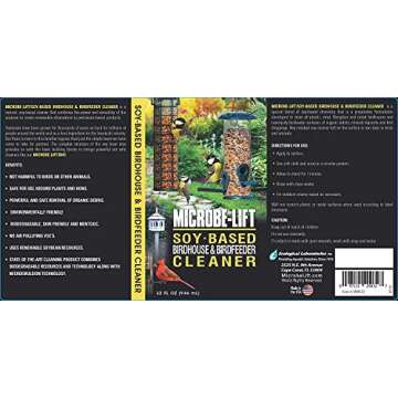 Soy Based Birdhouse Cleaner Safe for Birds 32 Oz