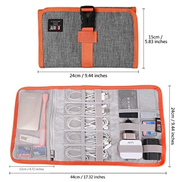 Compact BUBM Electronic Organizer for Cables and Accessories
