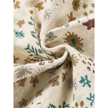 GORGLITTER Floral Tie Front Sweater Vest for Women