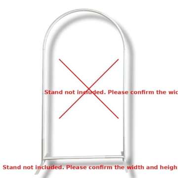 Arch Backdrop Cover We Can Bearly Wait Birthday Party Chiara Arched Stand Stretchy Fabric Covers for Brown Beige Bear Baby Shower Parties Banquets Decorations (3x6ft,2390)