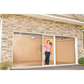 Lifestyle Screens Garage Door Screen 7'H - Versatile & Durable