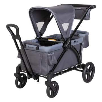 Baby Trend Expedition 2-in-1 Stroller Wagon PLUS Ultra Grey