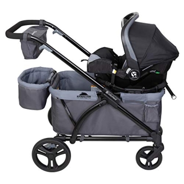 Baby Trend Expedition 2-in-1 Stroller Wagon PLUS Ultra Grey