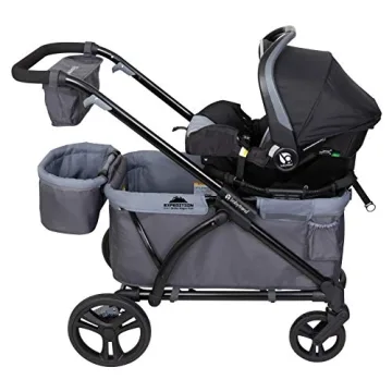 Baby Trend Expedition 2-in-1 Stroller Wagon PLUS Ultra Grey