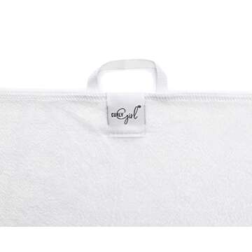 Curly Girl Towel for Women with Curls, Anti-Frizz, Absorbent, Fast Drying, Curly Hair, Microfiber Ha...