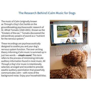 iCalmPet | Through a Dog's Ear: Puppy Pak | 3-CD Box Set | 3-hrs | Includes calming music, household, and outdoor sounds
