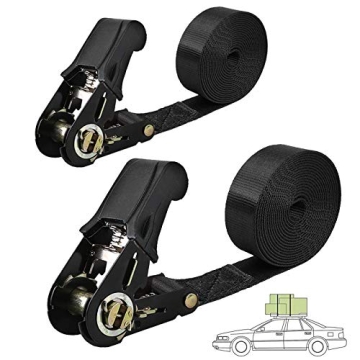 Endless Ratchet Tie Down Straps Heavy Duty Cargo Tie Downs for Secure Transport