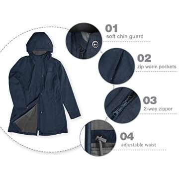 Women's Windproof Softshell Jacket with Fleece Lining