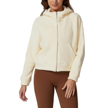 Stylish QINSEN Women’s Full Zipper Hoodie for Cozy Chic Fall Outfits