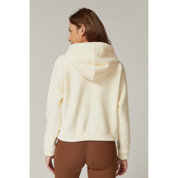 QINSEN Women's Full Zipper Hoodie for Stylish Comfort