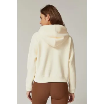 QINSEN Women's Full Zipper Hoodie for Stylish Comfort