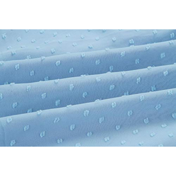 ECOWISH Women's Polka Dot A-Line Dress with Ruffles