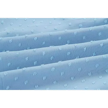 ECOWISH Women's Polka Dot A-Line Dress with Ruffles