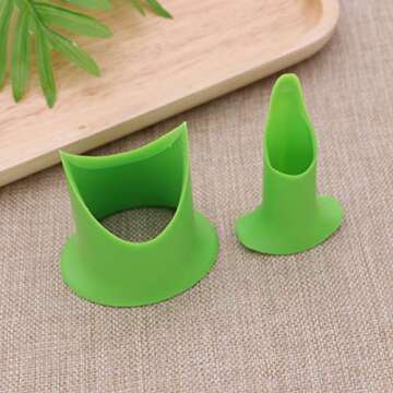 BESTOMZ Pepper Corers Twist to Core Seed Bell Chili 2pcs (Random Color)