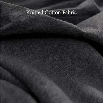 PURE ERA Jersey Knit Duvet Cover Set 100% Cotton Super Soft