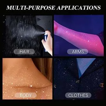 HANYWIL Sparkling Body Glitter Spray - Long-Lasting Shine