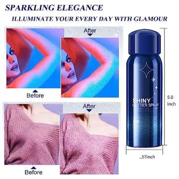 HANYWIL Sparkling Body Glitter Spray - Long-Lasting Shine