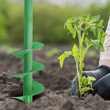 Heavy Steel Auger Drill Bit for Efficient Gardening
