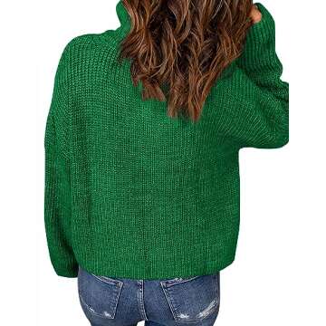 MEROKEETY Women's Long Sleeve Knit Sweater - Stylish Comfort