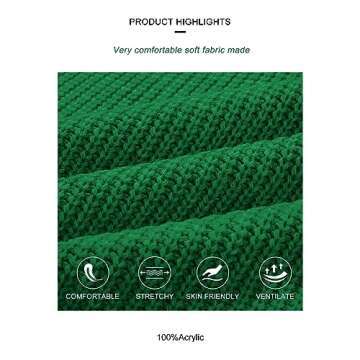 MEROKEETY Women's Long Sleeve Knit Sweater - Stylish Comfort