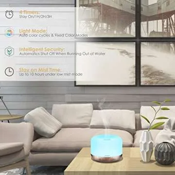 URPOWER 500ml Aromatherapy Essential Oil Diffuser