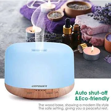 URPOWER 500ml Aromatherapy Essential Oil Diffuser