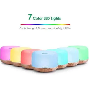 URPOWER 500ml Aromatherapy Essential Oil Diffuser