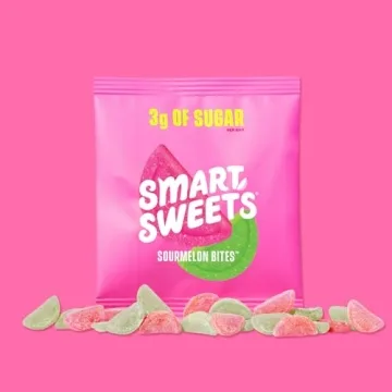 SmartSweets Sourmelon Bites Low Sugar Gluten-Free Candy